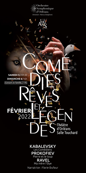 Orchestre Symphonique d'Orléans - Concert « Comédies, rêves et légendes » - Dir. Marius Stieghorst