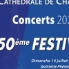 affiche Festival International d'Orgue de Chartres
