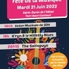 affiche THE SATISGUYS, K'ryn & le Hillbilly Blues et l'Union Musicale de SDH - Fête de la Musique 2022