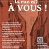 affiche Chemin de mémoire - La rue est à vous ! - Journées du Patrimoine 2022